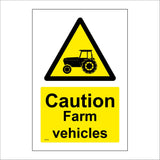 WT474 Caution Farm Vehicles