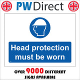MB036 Head Protection Must Be Worn