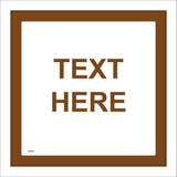 CC201L Brown Text Words Create Exclusive Unique Custom Bespoke