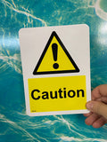 WS128 Caution Sign with Triangle Exclamation Mark