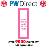 CC351F Choice Words Text Design Pink Quirky Funky Unique Wacky
