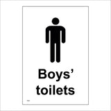 TS033 Boys Toilets Black On White