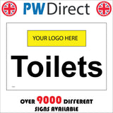 TS223 Toilets Your Logo Here Custom Symbol