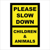 VE471 Please Slow Down Children Animals