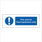 MA912 This Sink For Food Equipment Only
