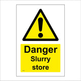 WT489 Danger Slurry Store