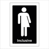 TS020 Inclusive Toilets Male Female Gender Everyone WC Loo