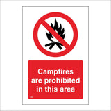 FI435 Campfires Are Prohibited In This Area
