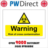 HA323 Warning Risk Of Cross Contamination