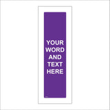 CC352G Purple Background Funky Wacky Quirky Words Text Choice