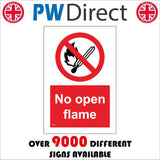 FI443 No Open Flame