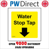 FS479 Water Stop Tap Down Arrow