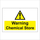 HA328 Warning Chemical Store