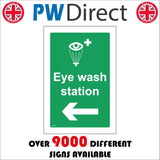 FS457 Eye Wash Station Left Arrow