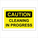 TS146 Caution Cleaning In Progress