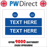 CC607 Text Words Design Create Blue