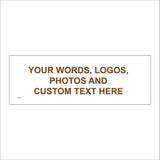 CC303L Text Words Logo Photo Image Symbol Emblem Brown Custom