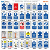 MB069 This Is A Food Production Area PPE Must Be Worn