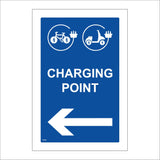 TR836 Charging Point Left Arrow Bike Moped