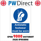 MA926 Antistatic Footwear Must Be Worn