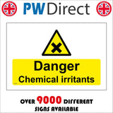HA335 Danger Chemical Irritants