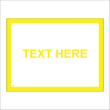 CC001J Text Here Choice Design Words Warning