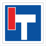 TR951 No Throught Road Left Turn