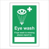 FS471 If Eye Wash Is Missing Please Report To