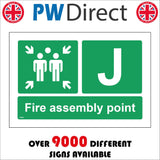 FS598 Fire Assembly Point J