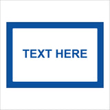 Test Version Sign Custom Made to order