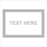 Test Version Sign Custom Made to order