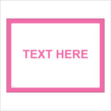 Test Version Sign Custom Made to order