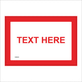 Test Version Sign Custom Made to order