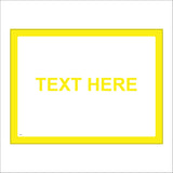 Test Version Sign Custom Made to order