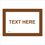 Test Version Sign Custom Made to order