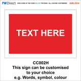 ABL004 Custom Construction Traffic Tidy Site Safety Entrance Signs