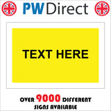 CC002J Text Here Yellow Black Custom Personal Bespoke Unique