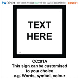 CSQ001 Customised Personalised Choice Words Text Symbol Design