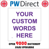 CC203G Purple Text Words Custom Unique Exclusive Playful Fun