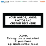 AILL002 Made To Order Door Plaques Security Site Office Staff Signs