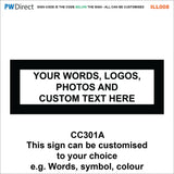 AILL008 Made To Order Door Plaques Surveyor Meter Room Planner