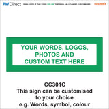 AILL002 Made To Order Door Plaques Security Site Office Staff Signs