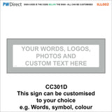 AILL002 Made To Order Door Plaques Security Site Office Staff Signs