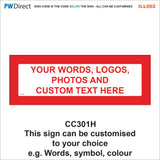 AILL002 Made To Order Door Plaques Security Site Office Staff Signs