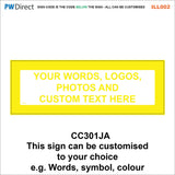 AILL002 Made To Order Door Plaques Security Site Office Staff Signs