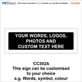 AILL004 Made To Order Toilet Stairs Door Plaques Canteen Bathroom Signs