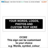 AILL007 Made To Order Kitchen Hall Door Plaque Lifts Bedroom