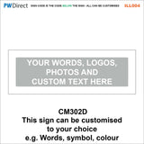 AILL004 Made To Order Toilet Stairs Door Plaques Canteen Bathroom Signs