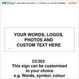 AILL007 Made To Order Kitchen Hall Door Plaque Lifts Bedroom