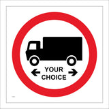 CC503 Lorry Length Your Choice Arrows